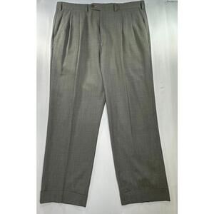 Zegna High Performance 100% Wool Dress Pants Gray Mens 36/28